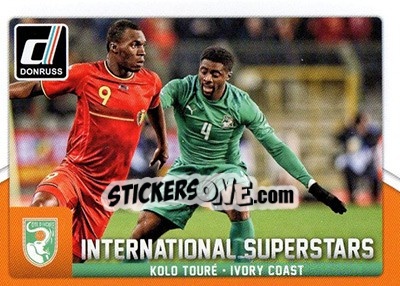 Sticker Kolo Toure - Donruss Soccer 2015 n. IS-73 - Panini