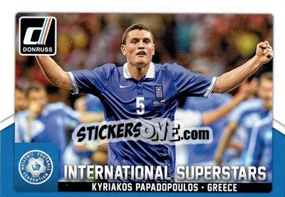 Sticker Kyriakos Papadopoulos - Donruss Soccer 2015 n. IS-74 - Panini