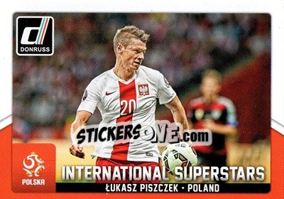 Sticker Lukasz Piszczek - Donruss Soccer 2015 - Panini