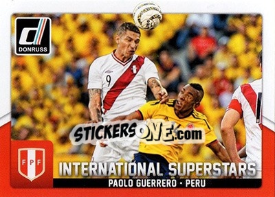 Sticker Paolo Guerrero - Donruss Soccer 2015 n. IS-77 - Panini