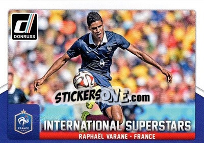 Sticker Raphael Varane - Donruss Soccer 2015 n. IS-79 - Panini