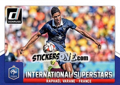 Sticker Raphael Varane - Donruss Soccer 2015 - Panini