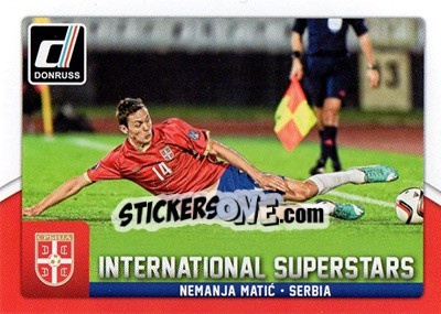 Sticker Nemanja Matic - Donruss Soccer 2015 n. IS-80 - Panini