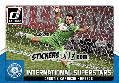 Sticker Orestis Karnezis - Donruss Soccer 2015 n. IS-81 - Panini