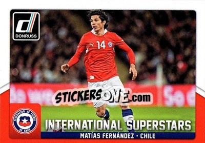 Sticker Matias Fernandez - Donruss Soccer 2015 n. IS-82 - Panini