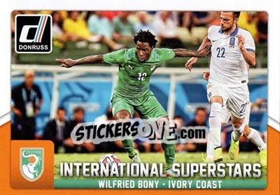 Sticker Wilfried Bony - Donruss Soccer 2015 n. IS-83 - Panini