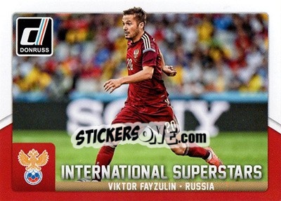 Sticker Viktor Fayzulin - Donruss Soccer 2015 - Panini