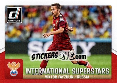 Sticker Viktor Fayzulin - Donruss Soccer 2015 n. IS-87 - Panini