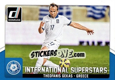 Sticker Theofanis Gekas - Donruss Soccer 2015 - Panini