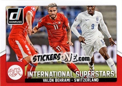 Sticker Valon Behrami - Donruss Soccer 2015 n. IS-89 - Panini
