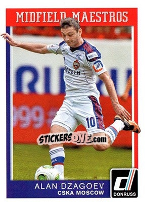 Sticker Alan Dzagoev - Donruss Soccer 2015 n. MM-1 - Panini