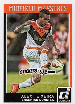 Sticker Alex Teixeira - Donruss Soccer 2015 n. MM-2 - Panini