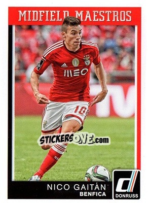 Sticker Nico Gaitan - Donruss Soccer 2015 n. MM-3 - Panini