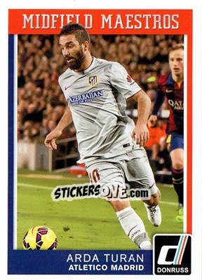 Sticker Arda Turan - Donruss Soccer 2015 n. MM-5 - Panini