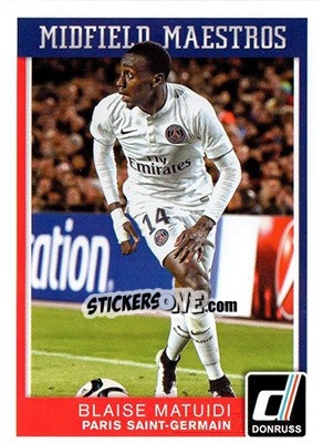 Sticker Blaise Matuidi - Donruss Soccer 2015 n. MM-8 - Panini