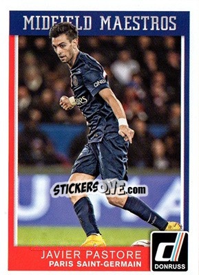 Sticker Javier Pastore - Donruss Soccer 2015 - Panini