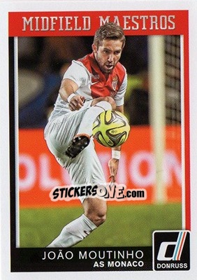 Sticker Joao Moutinho - Donruss Soccer 2015 n. MM-14 - Panini
