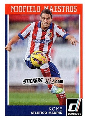 Figurina Koke - Donruss Soccer 2015 - Panini