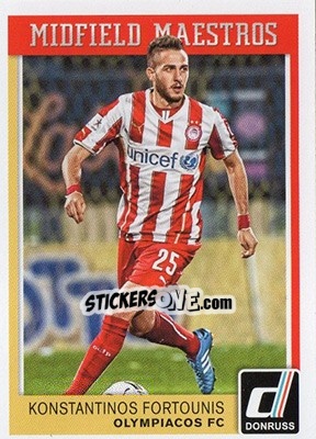 Sticker Konstantinos Fortounis - Donruss Soccer 2015 - Panini