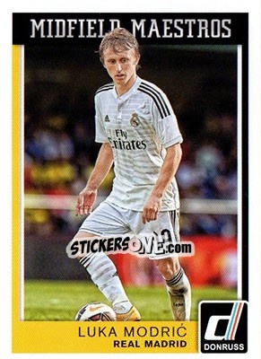 Sticker Luka Modric - Donruss Soccer 2015 n. MM-17 - Panini