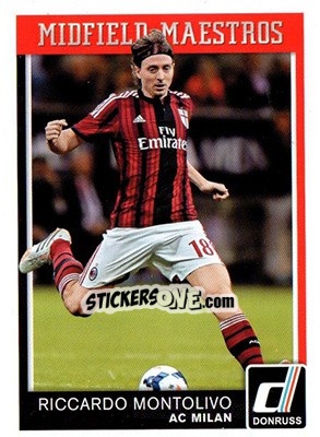 Figurina Riccardo Montolivo - Donruss Soccer 2015 n. MM-19 - Panini
