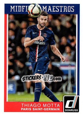 Sticker Thiago Motta - Donruss Soccer 2015 n. MM-21 - Panini