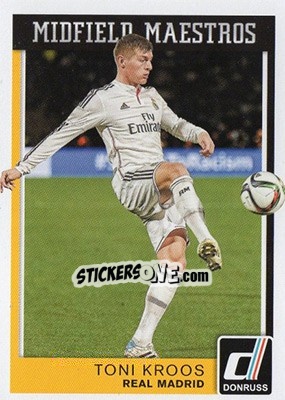 Sticker Toni Kroos - Donruss Soccer 2015 n. MM-22 - Panini