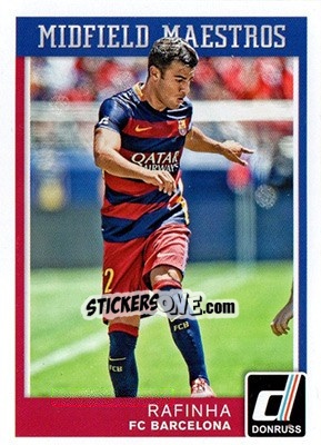 Sticker Rafinha - Donruss Soccer 2015 n. MM-25 - Panini