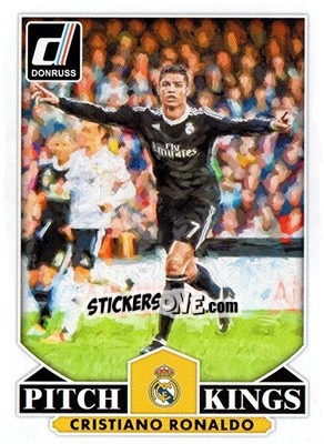 Sticker Cristiano Ronaldo - Donruss Soccer 2015 n. PK-3 - Panini