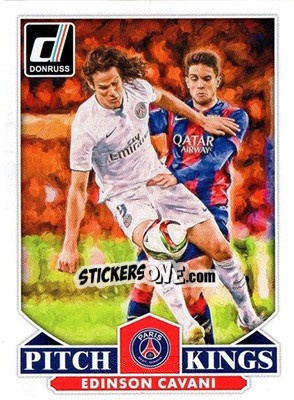 Sticker Edinson Cavani - Donruss Soccer 2015 n. PK-7 - Panini