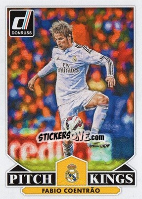 Sticker Fabio Coentrao - Donruss Soccer 2015 n. PK-8 - Panini