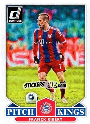Sticker Franck Ribery - Donruss Soccer 2015 n. PK-9 - Panini