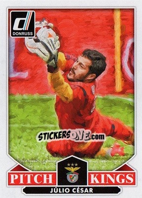 Sticker Julio Cesar - Donruss Soccer 2015 n. PK-14 - Panini