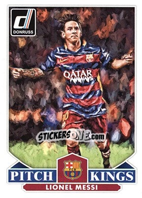Sticker Lionel Messi - Donruss Soccer 2015 n. PK-17 - Panini