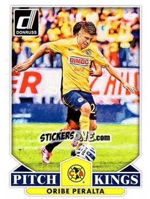Sticker Oribe Peralta - Donruss Soccer 2015 n. PK-22 - Panini