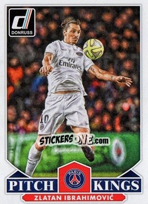 Sticker Zlatan Ibrahimovic - Donruss Soccer 2015 n. PK-25 - Panini