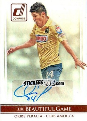 Sticker Oribe Peralta - Donruss Soccer 2015 n. BGS-2 - Panini