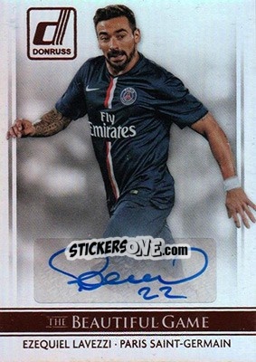 Sticker Ezequiel Lavezzi - Donruss Soccer 2015 - Panini