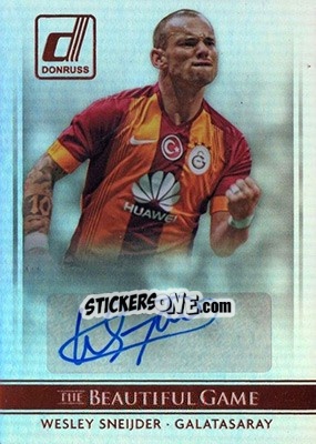 Sticker Wesley Sneijder - Donruss Soccer 2015 n. BGS-15 - Panini