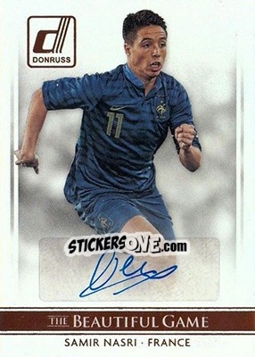 Sticker Samir Nasri - Donruss Soccer 2015 n. BGS-28 - Panini