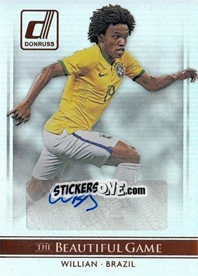 Sticker Willian - Donruss Soccer 2015 - Panini