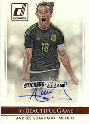 Sticker Andres Guardado - Donruss Soccer 2015 - Panini