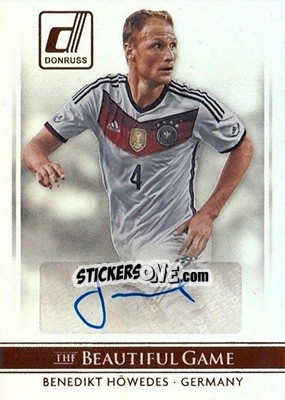 Sticker Benedikt Howedes - Donruss Soccer 2015 - Panini