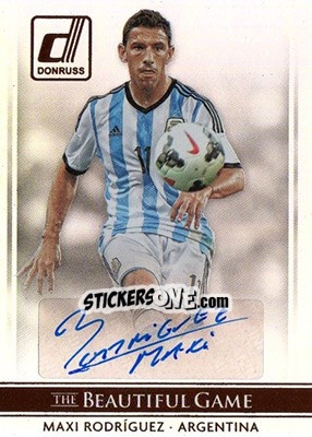 Sticker Maxi Rodriguez - Donruss Soccer 2015 n. BGS-50 - Panini