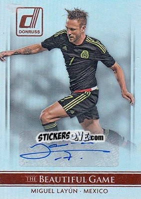 Sticker Miguel Layun - Donruss Soccer 2015 n. BGS-52 - Panini
