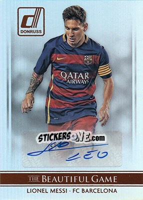 Sticker Lionel Messi - Donruss Soccer 2015 n. BGS-59 - Panini