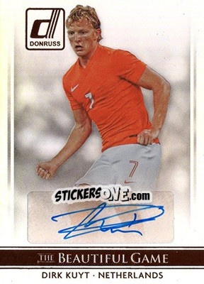 Sticker Dirk Kuyt - Donruss Soccer 2015 n. BGS-60 - Panini