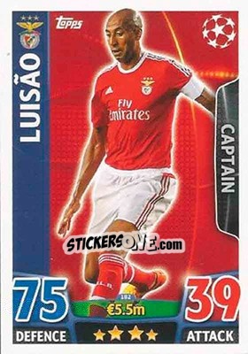 Sticker Luisão - UEFA Champions League 2015-2016. Match Attax n. 182 - Topps