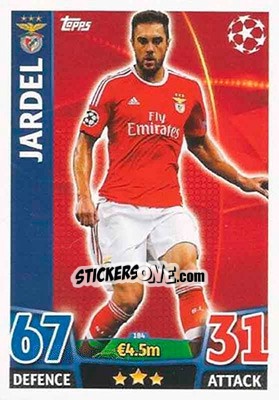 Sticker Jardel - UEFA Champions League 2015-2016. Match Attax n. 184 - Topps
