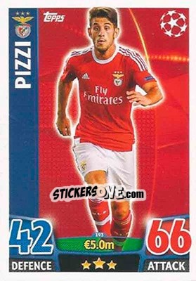 Sticker Pizzi - UEFA Champions League 2015-2016. Match Attax - Topps